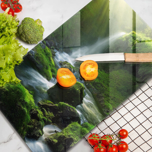 Tocător sticlă Cascada în junglă