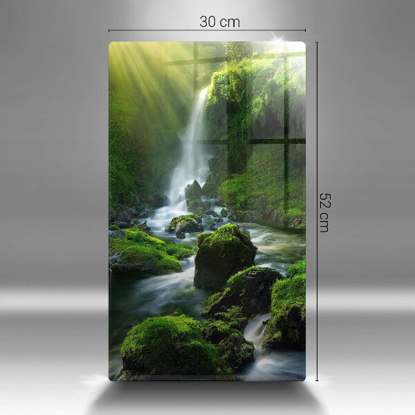 Tocător sticlă Cascada în junglă