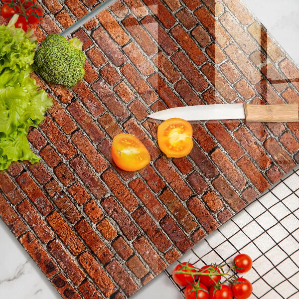 Tocător de bucătărie Perete din zid de cărămidă