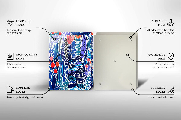 Tocător de bucătărie Lunca pictata