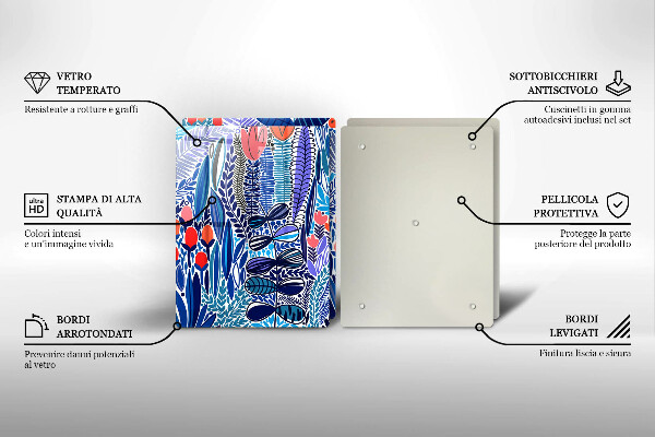 Tocător de bucătărie Lunca pictata