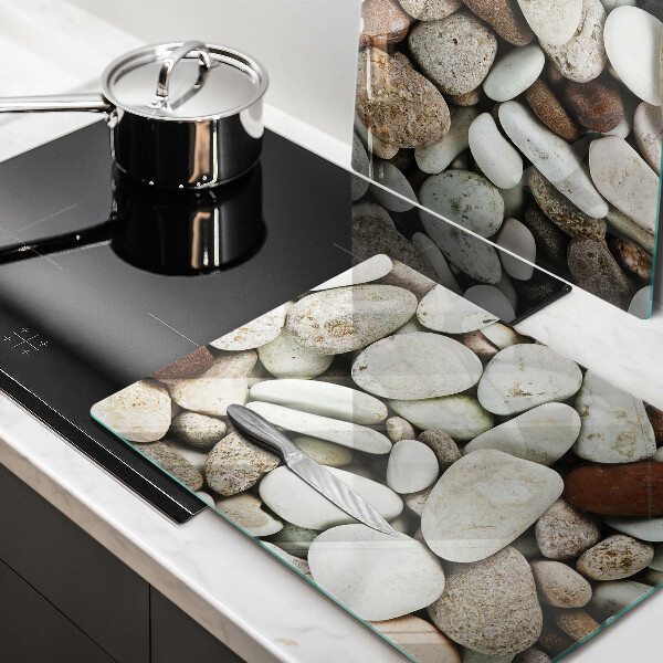 Tocător de bucătărie Fundal cu pietre mici