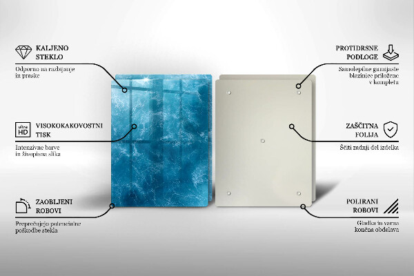 Tocător de bucătărie Apa albastra