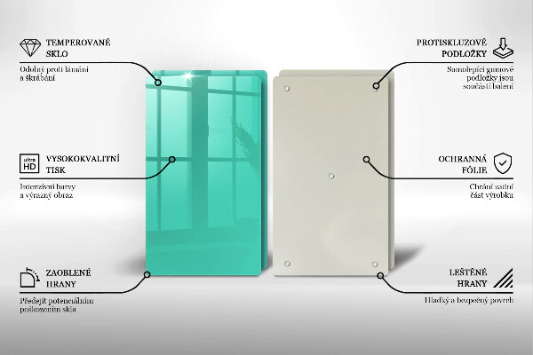 Tocător sticlă Culoarea verde