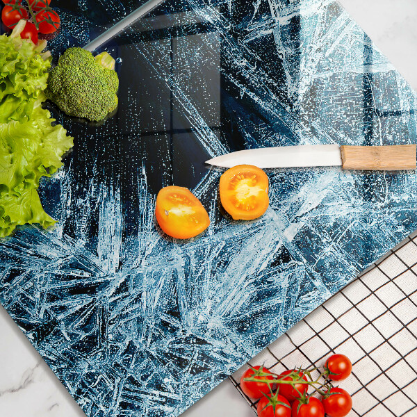 Tocător de bucătărie Structură de gheață ascuțită