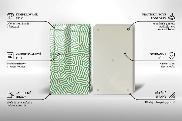 Tocător de bucătărie Linii abstracte