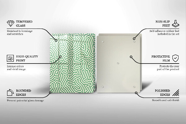 Tocător de bucătărie Linii abstracte