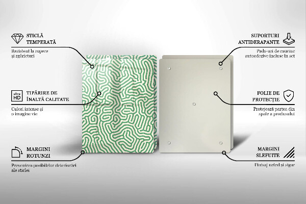 Tocător de bucătărie Linii abstracte