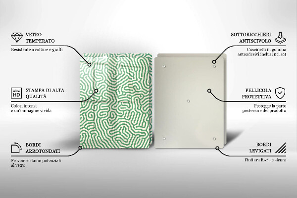 Tocător de bucătărie Linii abstracte