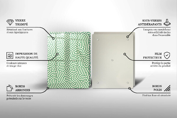 Tocător de bucătărie Linii abstracte