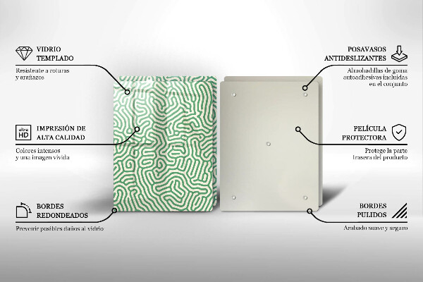 Tocător de bucătărie Linii abstracte