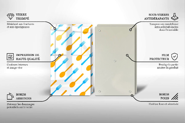 Tocător de bucătărie Furculițe și linguri