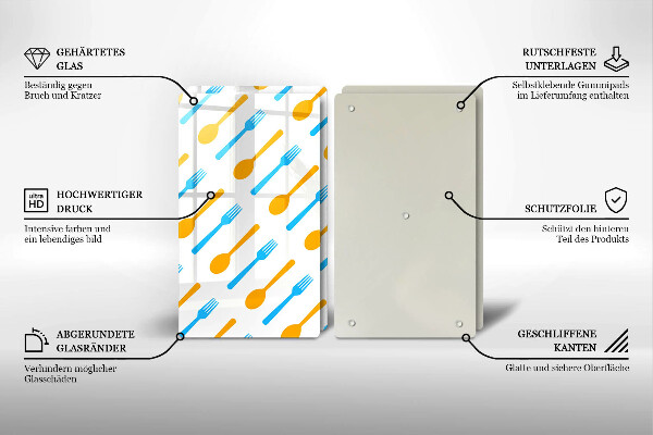 Tocător de bucătărie Furculițe și linguri