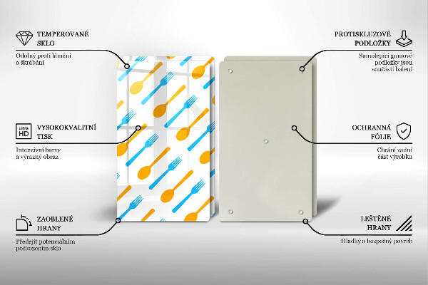 Tocător de bucătărie Furculițe și linguri