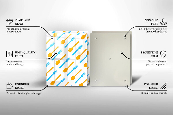 Tocător de bucătărie Furculițe și linguri