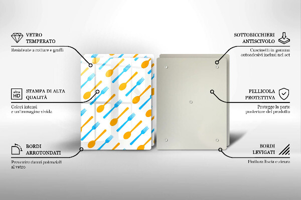 Tocător de bucătărie Furculițe și linguri