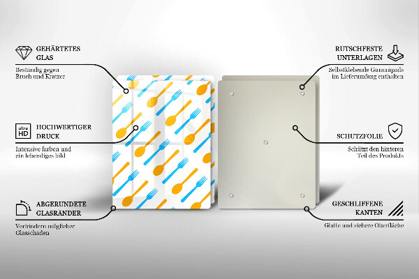 Tocător de bucătărie Furculițe și linguri