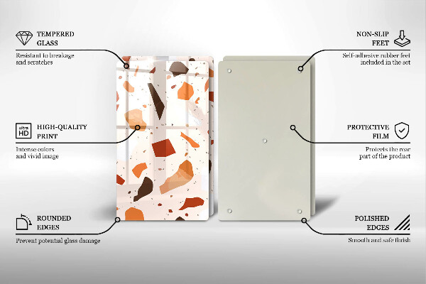 Tocător sticlă Gresie decorativa