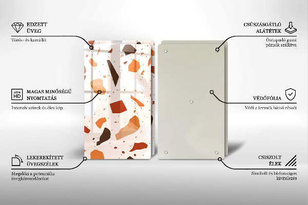 Tocător sticlă Gresie decorativa