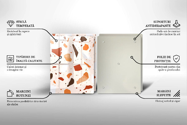 Tocător sticlă Gresie decorativa