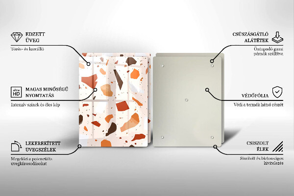 Tocător sticlă Gresie decorativa