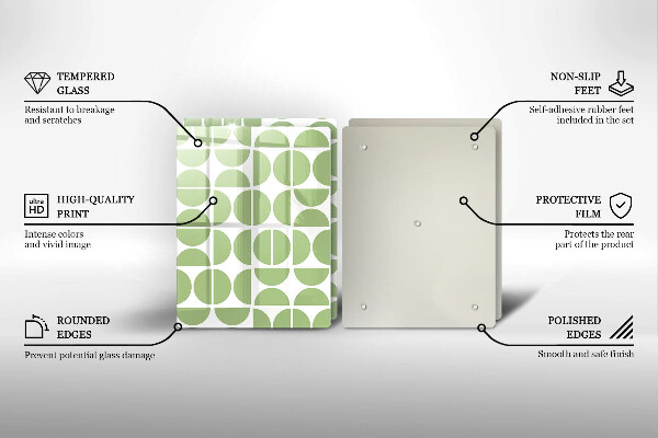 Tocător de bucătărie Model de forme boho