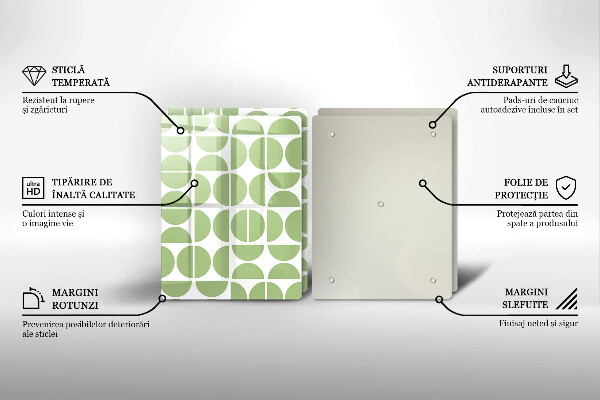 Tocător de bucătărie Model de forme boho