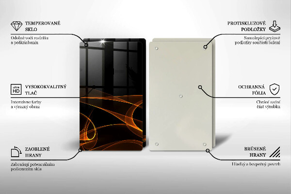 Tocător de bucătărie Linii abstracte