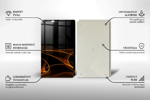 Tocător de bucătărie Linii abstracte