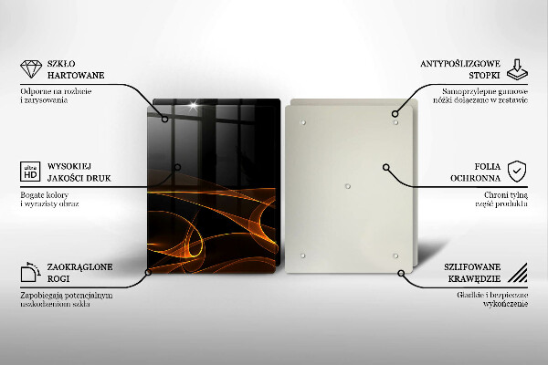 Tocător de bucătărie Linii abstracte