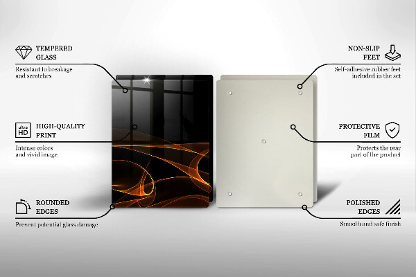 Tocător de bucătărie Linii abstracte