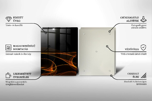 Tocător de bucătărie Linii abstracte