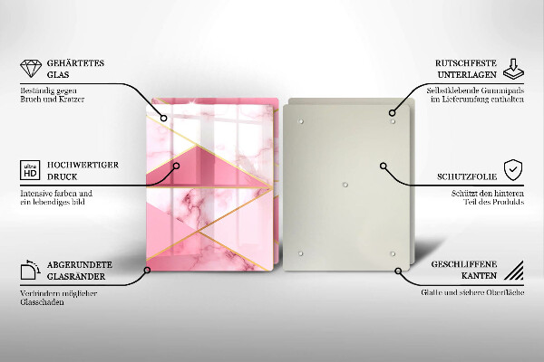 Tocător de bucătărie Marmură geometrică