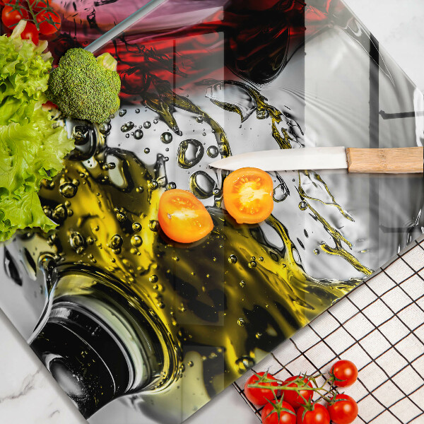 Tocător de bucătărie Pahare de vin