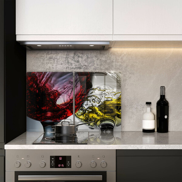 Tocător de bucătărie Pahare de vin