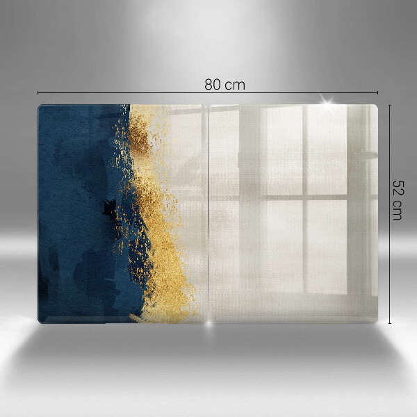 Tocător de bucătărie Abstracția aurului