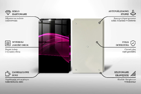 Tocător de bucătărie Abstracție roz