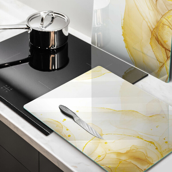 Tocător de bucătărie Abstracția aurie