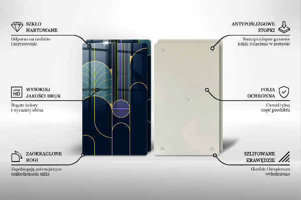 Tocător de bucătărie Tema abstractă