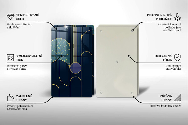 Tocător de bucătărie Tema abstractă