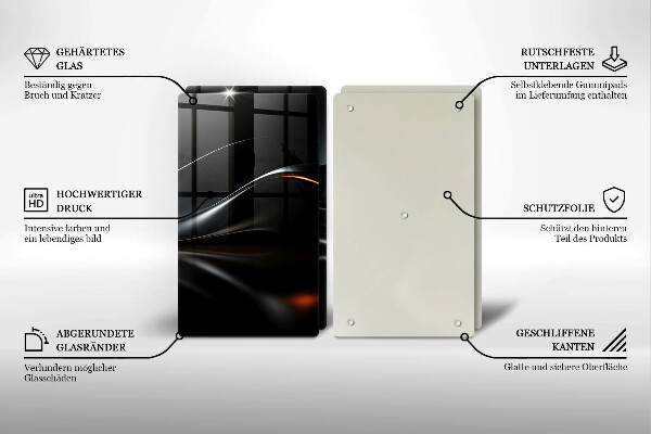 Tocător de bucătărie Design 3D abstract