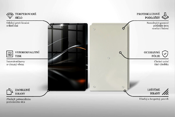 Tocător de bucătărie Design 3D abstract