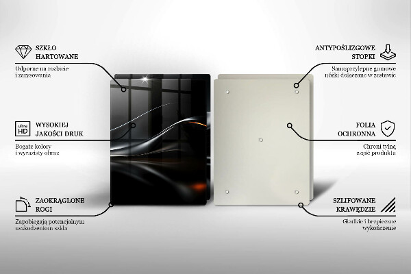 Tocător de bucătărie Design 3D abstract