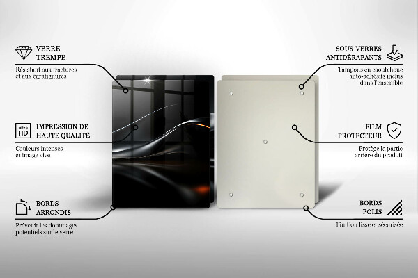 Tocător de bucătărie Design 3D abstract