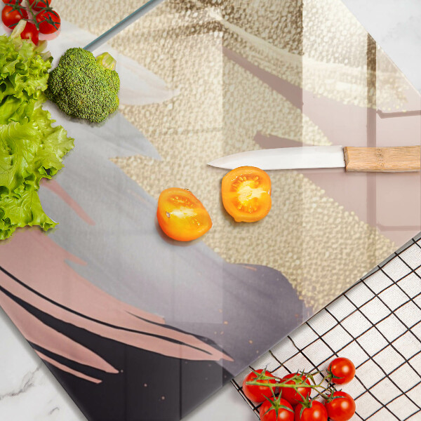 Tocător sticlă Pete pastelate