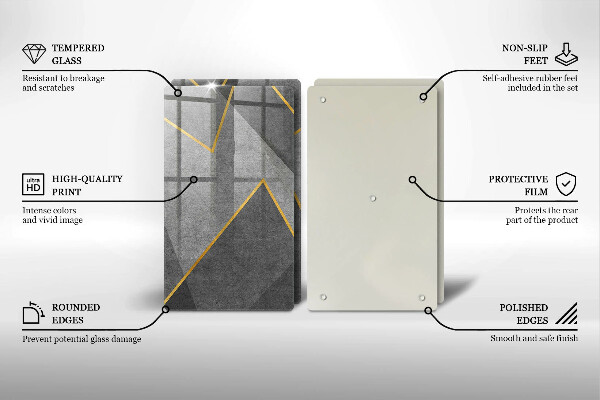 Tocător sticlă Forme ascuțite