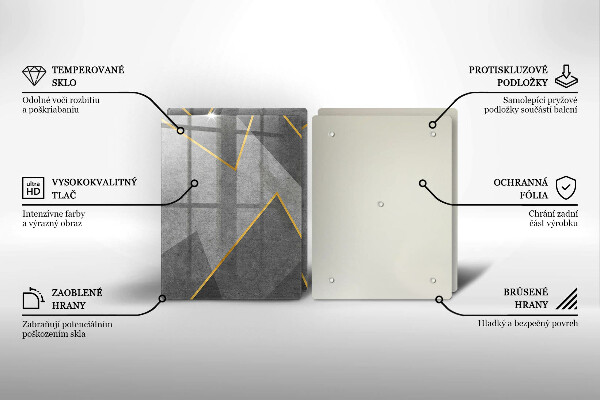 Tocător sticlă Forme ascuțite
