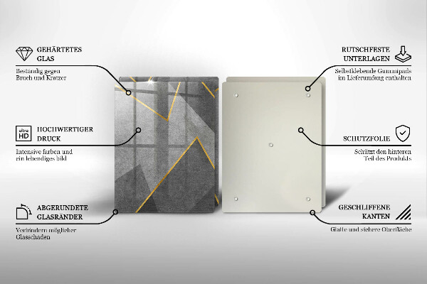 Tocător sticlă Forme ascuțite