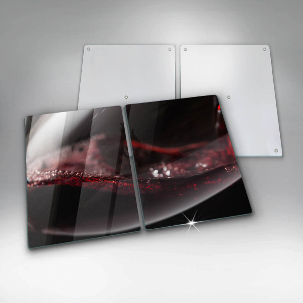 Tocător sticlă Vin roșu într-un pahar