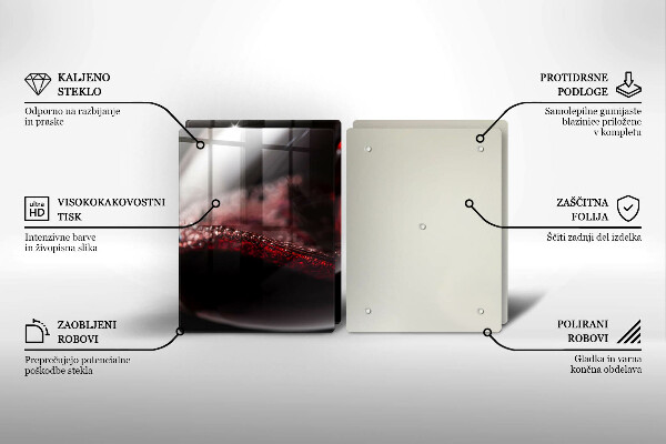 Tocător sticlă Vin roșu într-un pahar